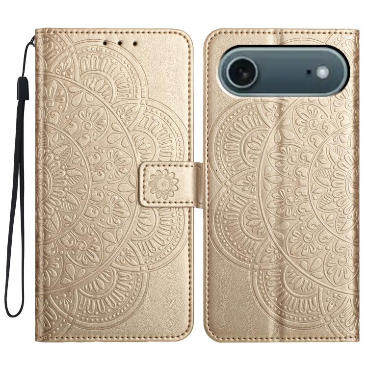 Flower Embossed Leather Phone Case, For iPhone 16e, For iPhone 16 Pro Max, For iPhone 16 Pro, For iPhone 16 Plus