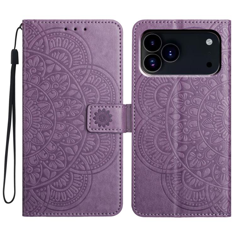 Flower Embossed Leather Phone Case, For iPhone 16e, For iPhone 16 Pro Max, For iPhone 16 Pro, For iPhone 16 Plus