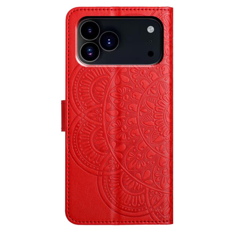 Flower Embossed Leather Phone Case, For iPhone 17 Pro Max, For iPhone 17 Pro, For iPhone 17, For iPhone Air