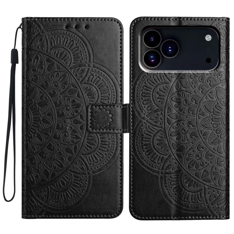 Flower Embossed Leather Phone Case, For iPhone 17 Pro Max, For iPhone 17 Pro, For iPhone 17, For iPhone Air