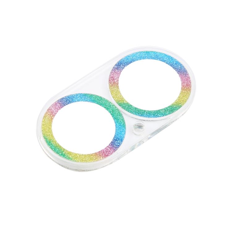 Glitter Ring Tempered Glass Camera Lens Film, For iPhone 16 Pro / 16 Pro Max, For iPhone 16 / 16 Plus