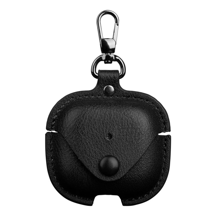 Business Leather Earphone Protective Case with Hook, For AirPods Pro 3, For AirPods 4