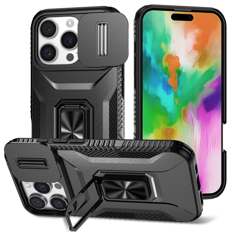 Sliding Camshield Holder Phone Case, For iPhone 16 Pro, For iPhone 16 Plus, For iPhone 16
