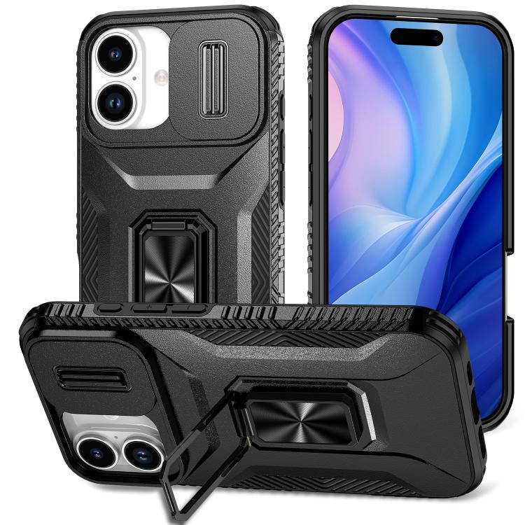 Sliding Camshield Holder Phone Case, For iPhone 17 Air, For iPhone 16e, For iPhone 16 Pro Max