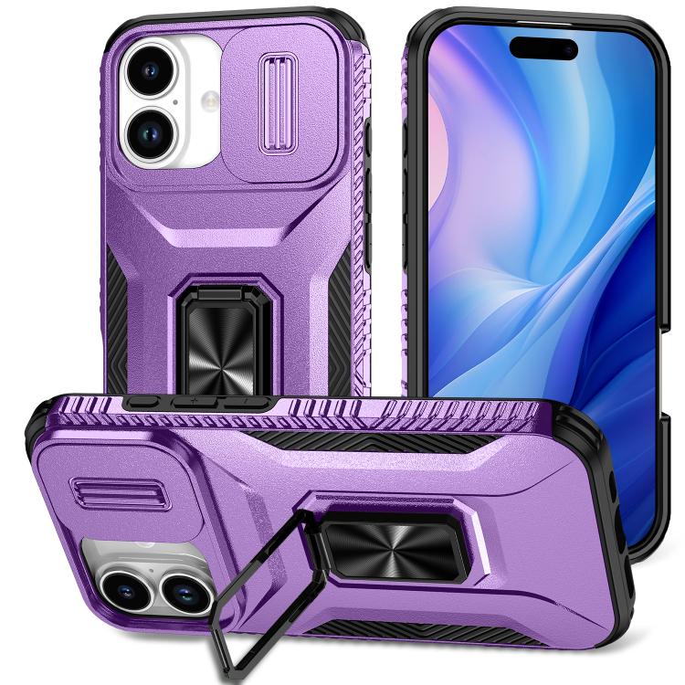Sliding Camshield Holder Phone Case, For iPhone 17 Air, For iPhone 16e, For iPhone 16 Pro Max