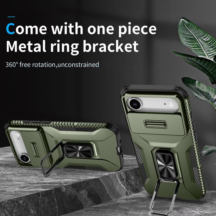 Sliding Camshield Holder Phone Case, For iPhone 16 Pro, For iPhone 16 Plus, For iPhone 16