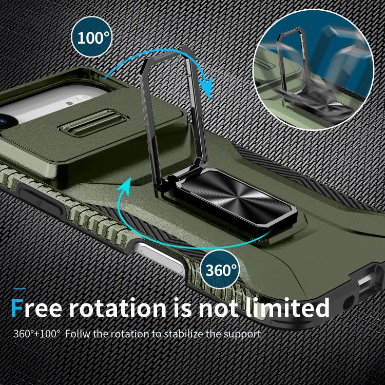 Sliding Camshield Holder Phone Case, For iPhone 16 Pro, For iPhone 16 Plus, For iPhone 16