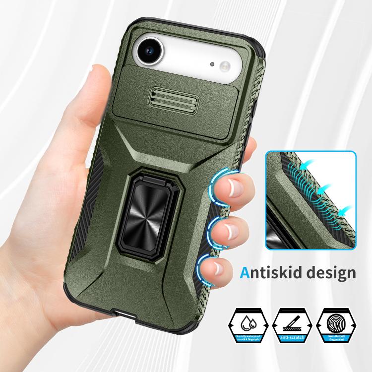 Sliding Camshield Holder Phone Case, For iPhone 16 Pro, For iPhone 16 Plus, For iPhone 16