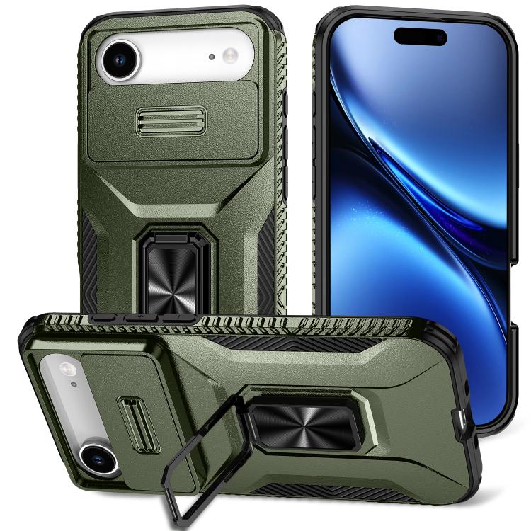 Sliding Camshield Holder Phone Case, For iPhone 16 Pro, For iPhone 16 Plus, For iPhone 16