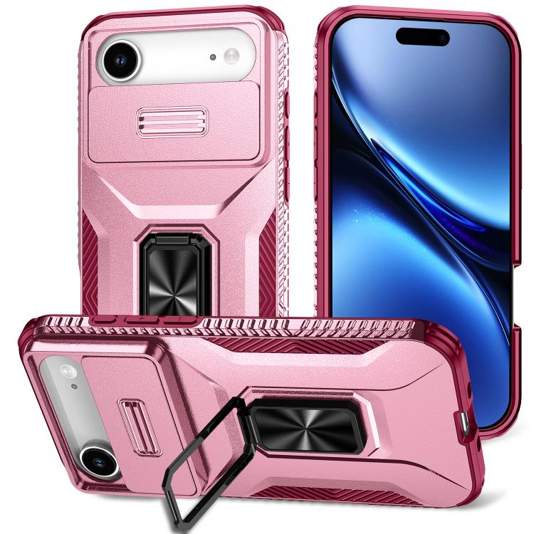 Sliding Camshield Holder Phone Case, For iPhone 16 Pro, For iPhone 16 Plus, For iPhone 16