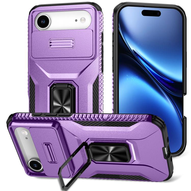 Sliding Camshield Holder Phone Case, For iPhone 16 Pro, For iPhone 16 Plus, For iPhone 16