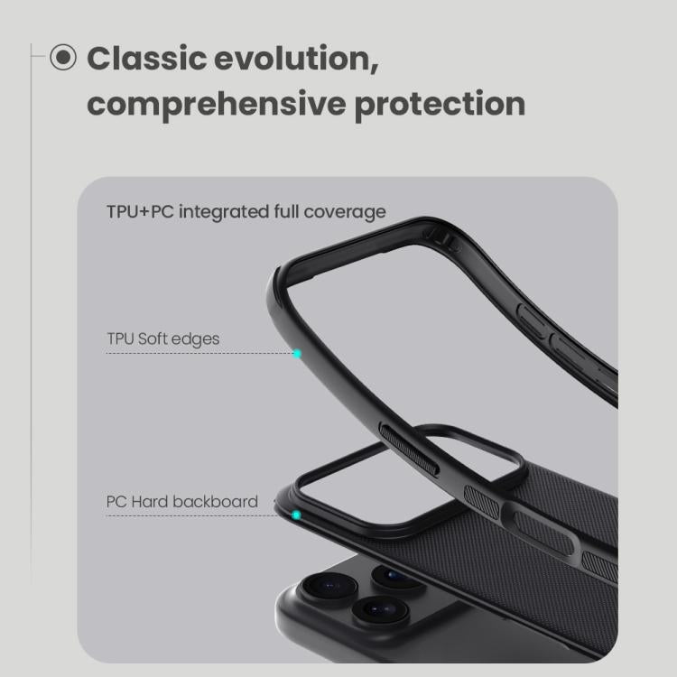 NILLKIN Frosted Shield Pro Magnetic Magsafe Phone Case, For iPhone 16e, For iPhone 16 Plus, For iPhone 16