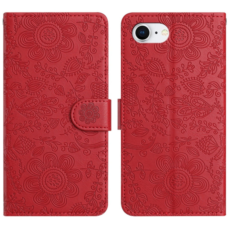 Floral Embossed Pattern Leather Phone Case, For iPhone 17 Pro Max, For iPhone 17 Pro, For iPhone 17, For iPhone 17 Air