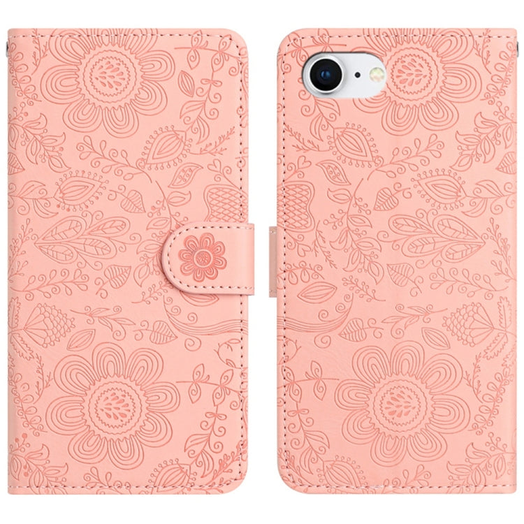 Floral Embossed Pattern Leather Phone Case, For iPhone 17 Pro Max, For iPhone 17 Pro, For iPhone 17, For iPhone 17 Air