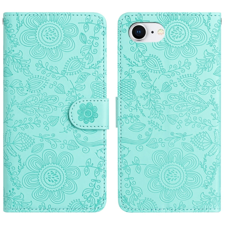 Floral Embossed Pattern Leather Phone Case, For iPhone 17 Pro Max, For iPhone 17 Pro, For iPhone 17, For iPhone 17 Air
