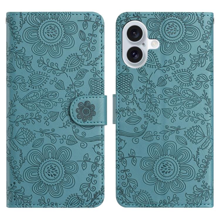 Floral Embossed Pattern Leather Phone Case, For iPhone 17 Pro Max, For iPhone 17 Pro, For iPhone 17, For iPhone 17 Air