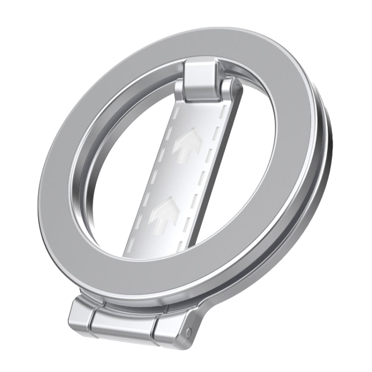 Z-shaped Double-sided Magnetic MagSafe Foldable Ring Phone Holder with Pattern, with Pattern