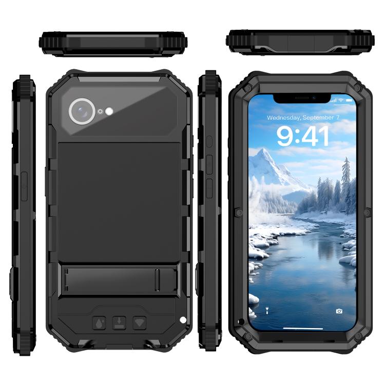 R-JUST Life Waterproof Dustproof Shockproof Holder Phone Case