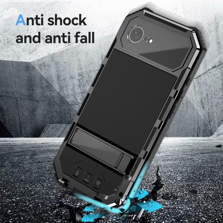 R-JUST Life Waterproof Dustproof Shockproof Holder Phone Case