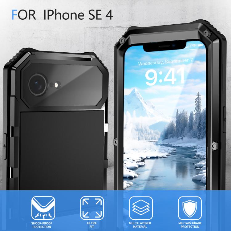 R-JUST Life Waterproof Dustproof Shockproof Holder Phone Case