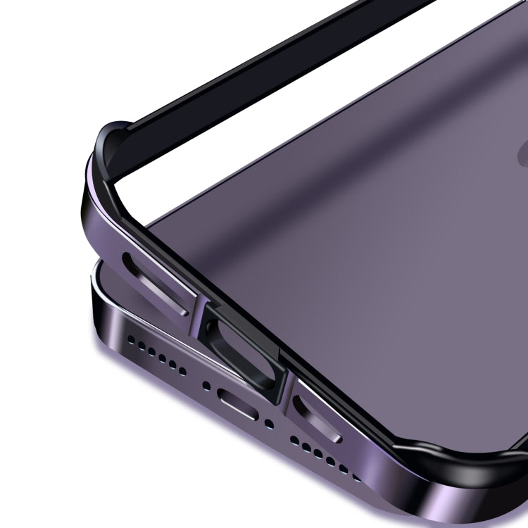 TPU + Aluminum Alloy Frame Phone Case, For iPhone 16 Pro Max, For iPhone 16 Pro, For iPhone 16 Plus, For iPhone 16