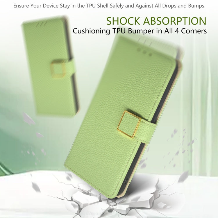 Crossbody Litchi Texture Square Buckle Leather Phone Case, For iPhone 16, For iPhone 15 Pro Max, For iPhone 15 Pro