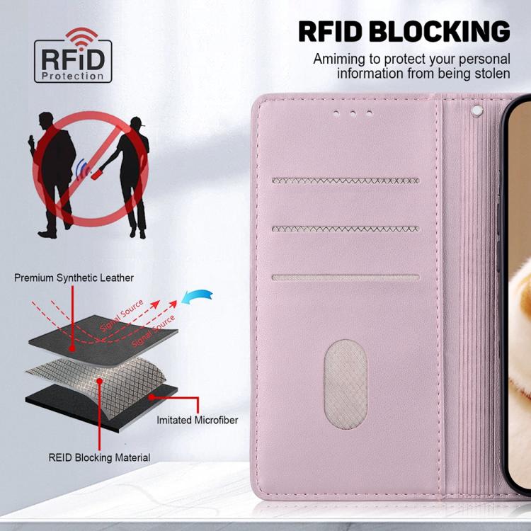 Cute Cats RFID Leather Phone Case, For iPhone Air, For iPhone 16 Pro Max, For iPhone 16 Pro, For iPhone 16 Plus