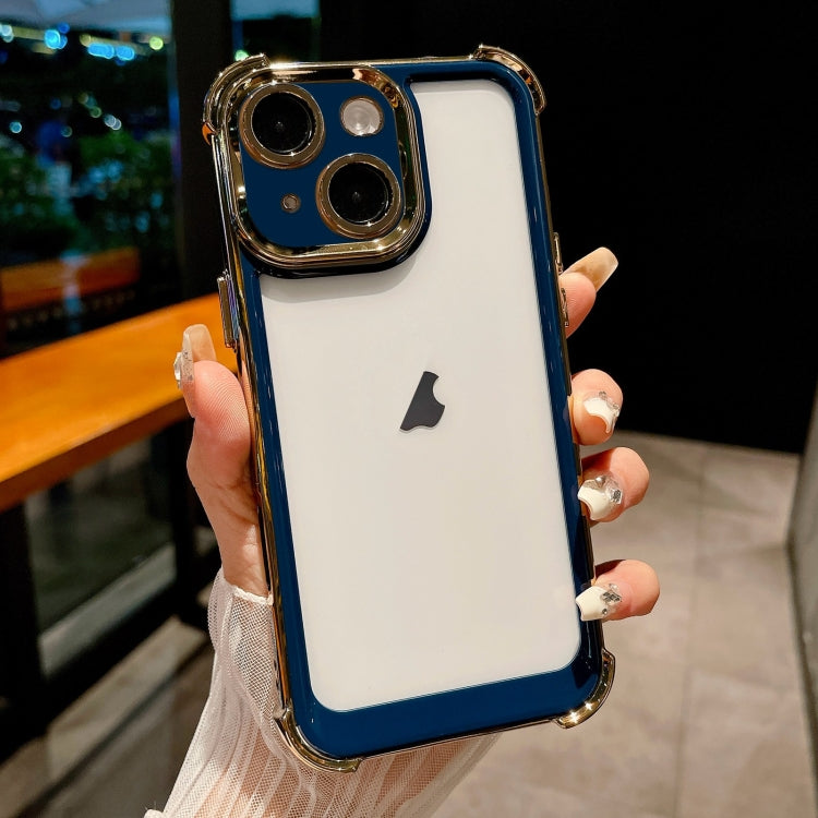 Dual-color Plating Space PC Hybrid TPU Phone Case, For iPhone 14 Plus, For iPhone 14, For iPhone 14 Pro, For iPhone 14 Pro Max