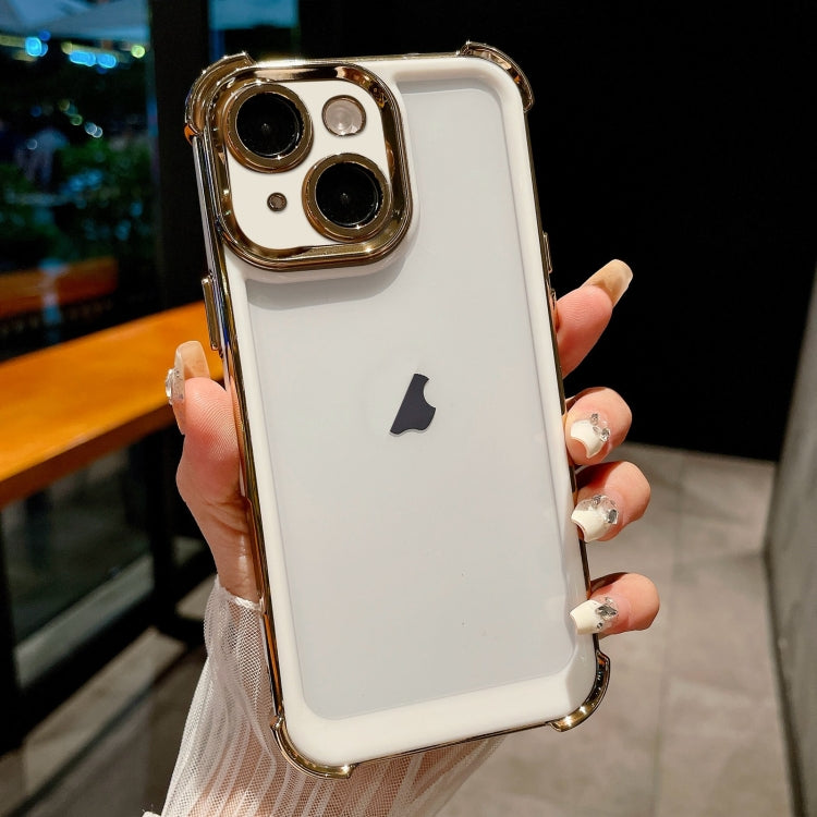 Dual-color Plating Space PC Hybrid TPU Phone Case, For iPhone 14 Plus, For iPhone 14, For iPhone 14 Pro, For iPhone 14 Pro Max