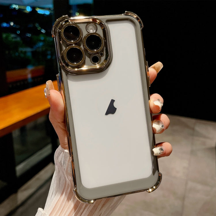 Dual-color Plating Space PC Hybrid TPU Phone Case, For iPhone 14 Plus, For iPhone 14, For iPhone 14 Pro, For iPhone 14 Pro Max