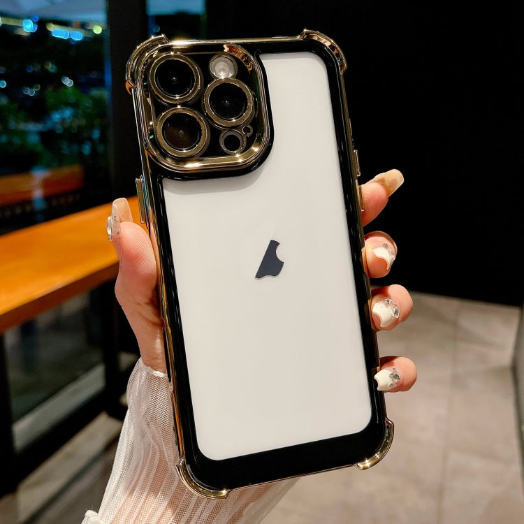 Dual-color Plating Space PC Hybrid TPU Phone Case, For iPhone 13 Pro Max, For iPhone 13 Pro, For iPhone 13, For iPhone 12