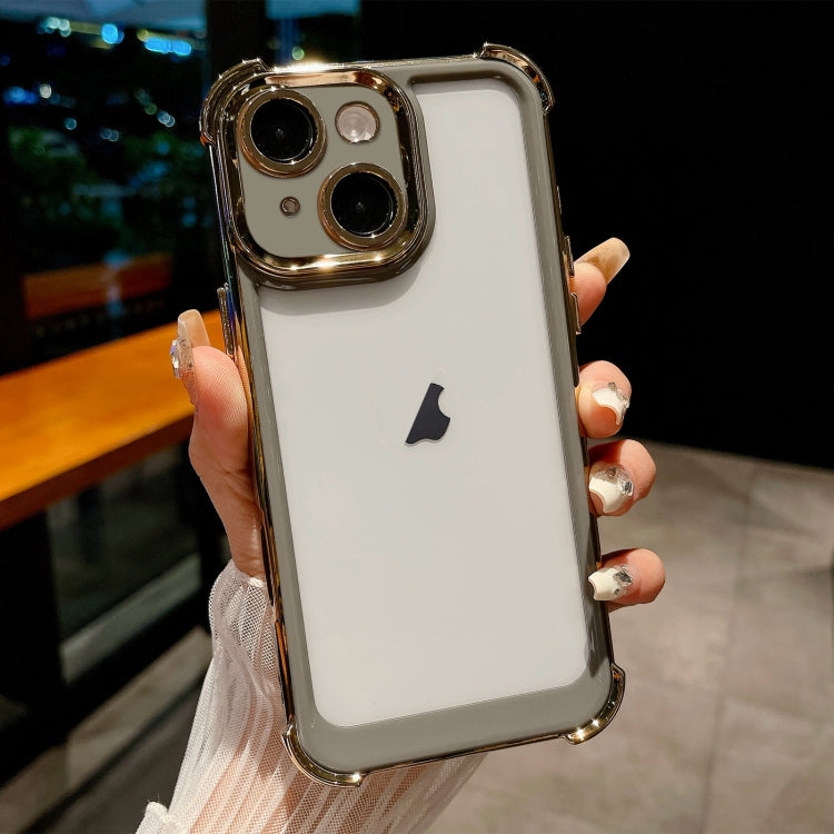 Dual-color Plating Space PC Hybrid TPU Phone Case, For iPhone 13 Pro Max, For iPhone 13 Pro, For iPhone 13, For iPhone 12