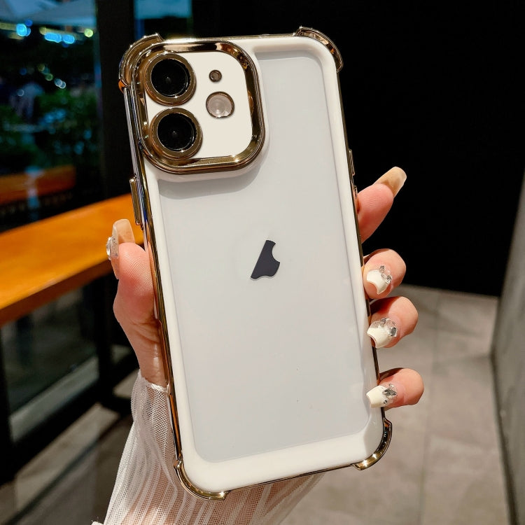 Dual-color Plating Space PC Hybrid TPU Phone Case, For iPhone 13 Pro Max, For iPhone 13 Pro, For iPhone 13, For iPhone 12