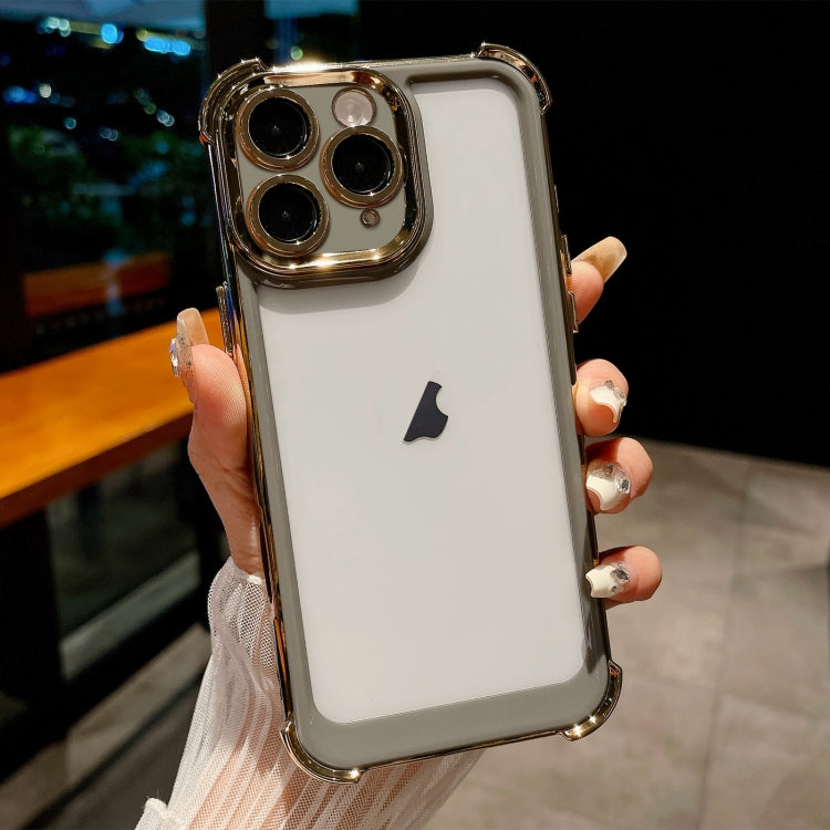 Dual-color Plating Space PC Hybrid TPU Phone Case, For iPhone 11 Pro