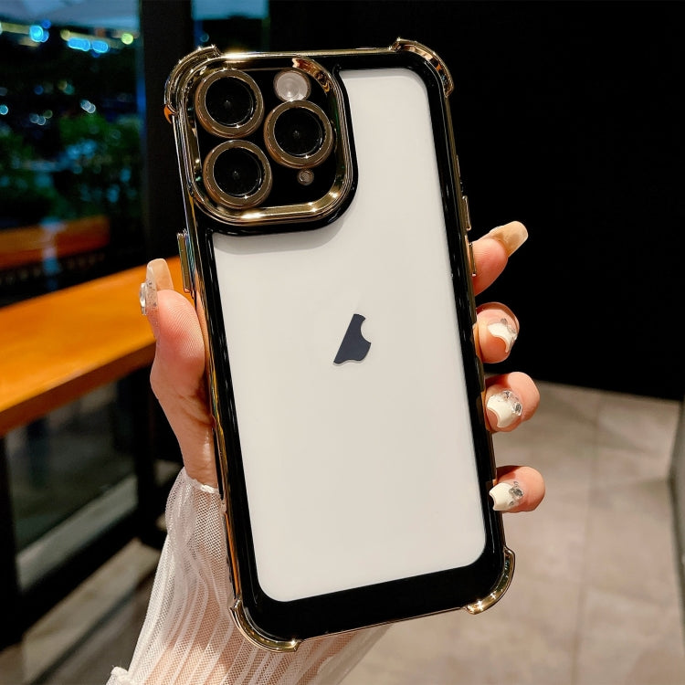 Dual-color Plating Space PC Hybrid TPU Phone Case, For iPhone 11 Pro