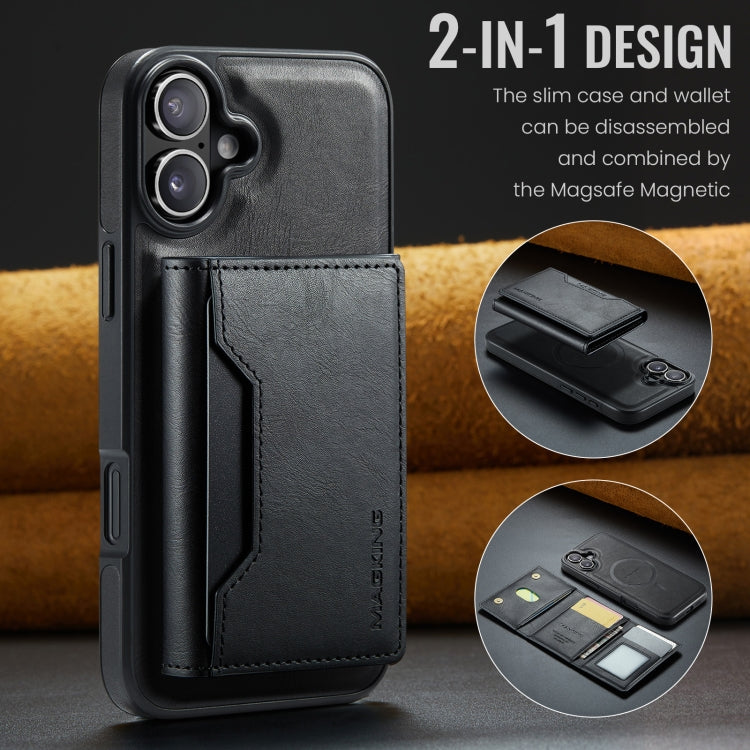 MAGKING K2 Series MagSafe RFID Card Bag Detachable Phone Case, For iPhone 16, For iPhone 15 Pro Max, For iPhone 15 Pro, For iPhone 14 Plus