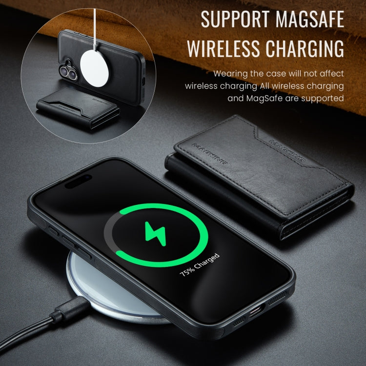MAGKING K2 Series MagSafe RFID Card Bag Detachable Phone Case, For iPhone 16, For iPhone 15 Pro Max, For iPhone 15 Pro, For iPhone 14 Plus