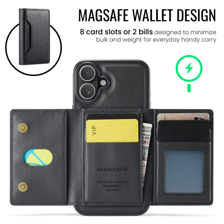 MAGKING K2 Series MagSafe RFID Card Bag Detachable Phone Case, For iPhone 16, For iPhone 15 Pro Max, For iPhone 15 Pro, For iPhone 14 Plus