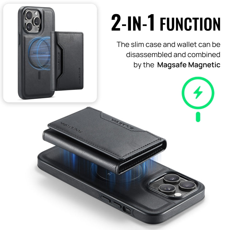 MAGKING K2 Series MagSafe RFID Card Bag Detachable Phone Case, For iPhone 13 Pro, For iPhone 13, For iPhone 12 / 12 Pro, For iPhone 12 Pro Max