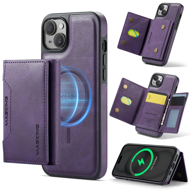 MAGKING K2 Series MagSafe RFID Card Bag Detachable Phone Case, For iPhone 14, For iPhone 14 Pro, For iPhone 14 Pro Max, For iPhone 13 Pro Max