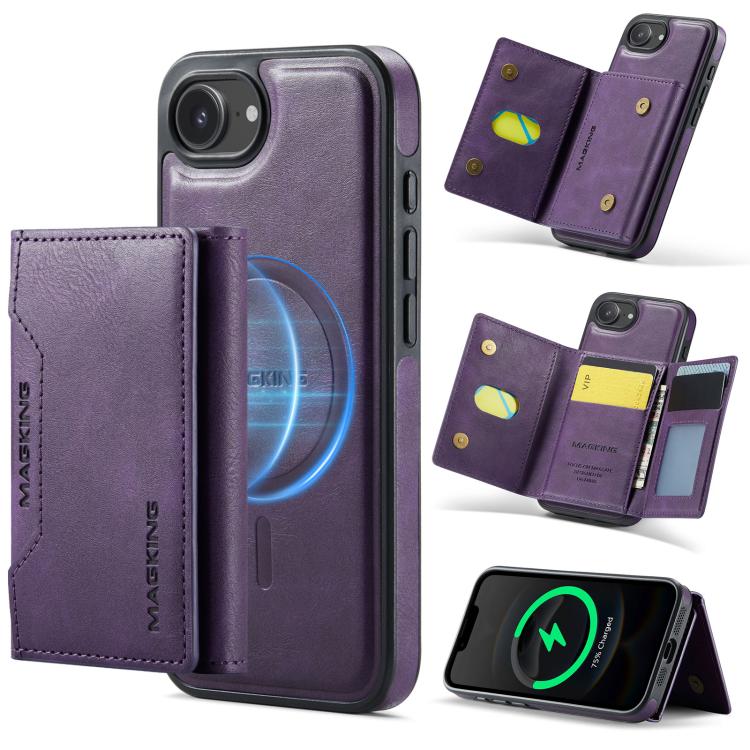 MAGKING K2 Series MagSafe RFID Card Bag Detachable Phone Case