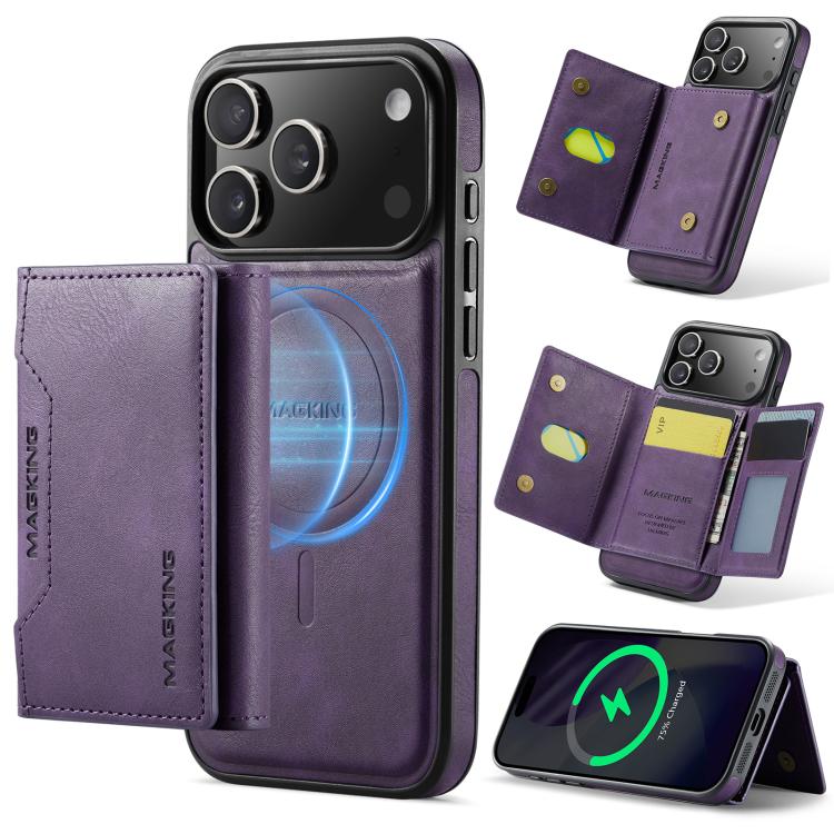 MAGKING K2 Series MagSafe RFID Card Bag Detachable Phone Case