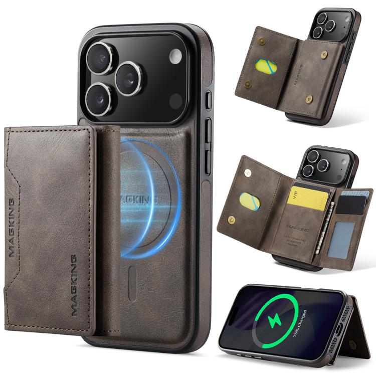 MAGKING K2 Series MagSafe RFID Card Bag Detachable Phone Case