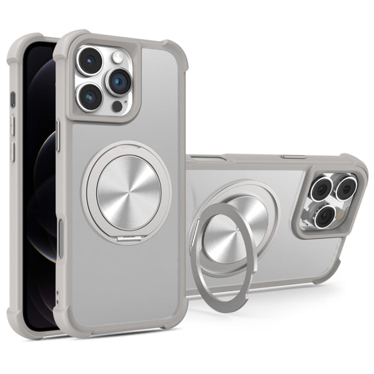CD Texture 360 Degree Rotating Holder MagSafe Phone Case, For iPhone 13 Pro, For iPhone 12 / 12 Pro, For iPhone 12 Pro Max, For iPhone 11