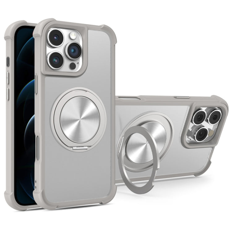 CD Texture 360 Degree Rotating Holder MagSafe Phone Case, For iPhone 13 Pro, For iPhone 12 / 12 Pro, For iPhone 12 Pro Max, For iPhone 11