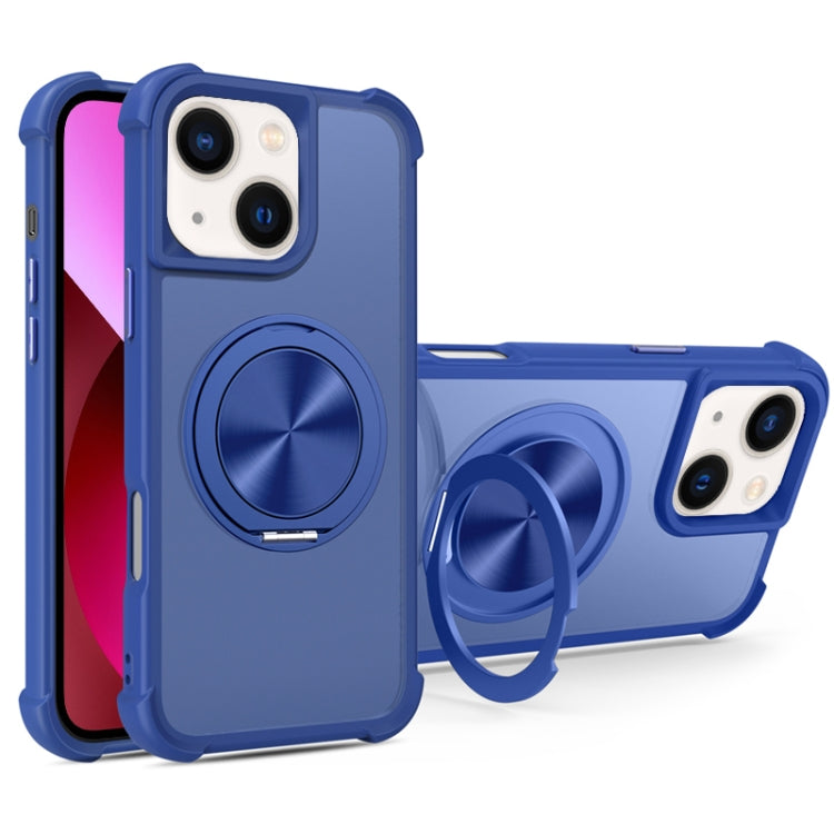 CD Texture 360 Degree Rotating Holder MagSafe Phone Case, For iPhone 14 / 13, For iPhone 14 Pro, For iPhone 14 Pro Max, For iPhone 13 Pro Max