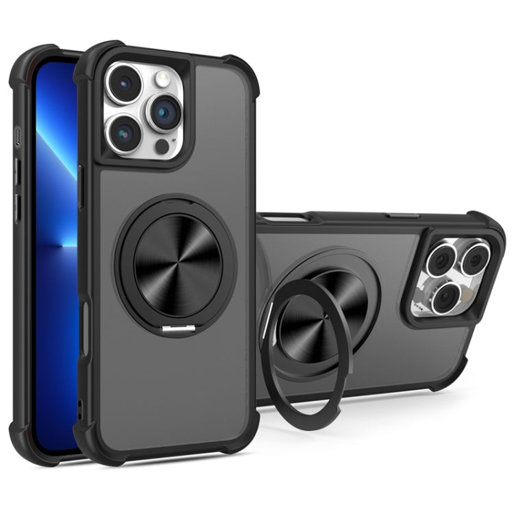 CD Texture 360 Degree Rotating Holder MagSafe Phone Case, For iPhone 13 Pro, For iPhone 12 / 12 Pro, For iPhone 12 Pro Max, For iPhone 11