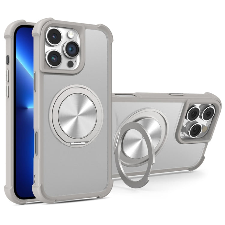 CD Texture 360 Degree Rotating Holder MagSafe Phone Case, For iPhone 13 Pro, For iPhone 12 / 12 Pro, For iPhone 12 Pro Max, For iPhone 11