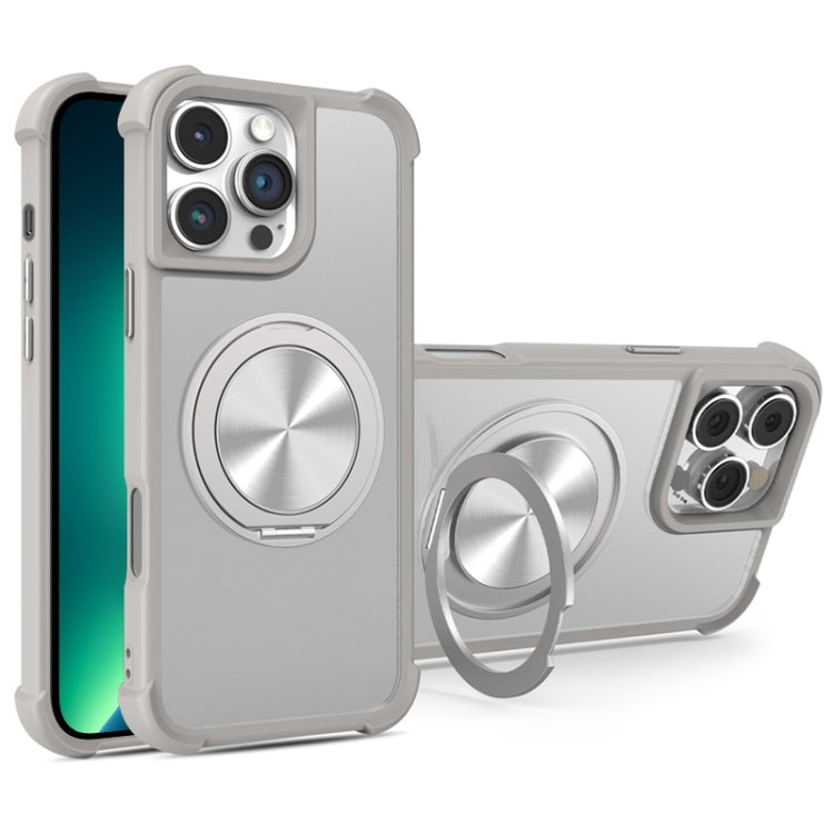 CD Texture 360 Degree Rotating Holder MagSafe Phone Case, For iPhone 14 / 13, For iPhone 14 Pro, For iPhone 14 Pro Max, For iPhone 13 Pro Max