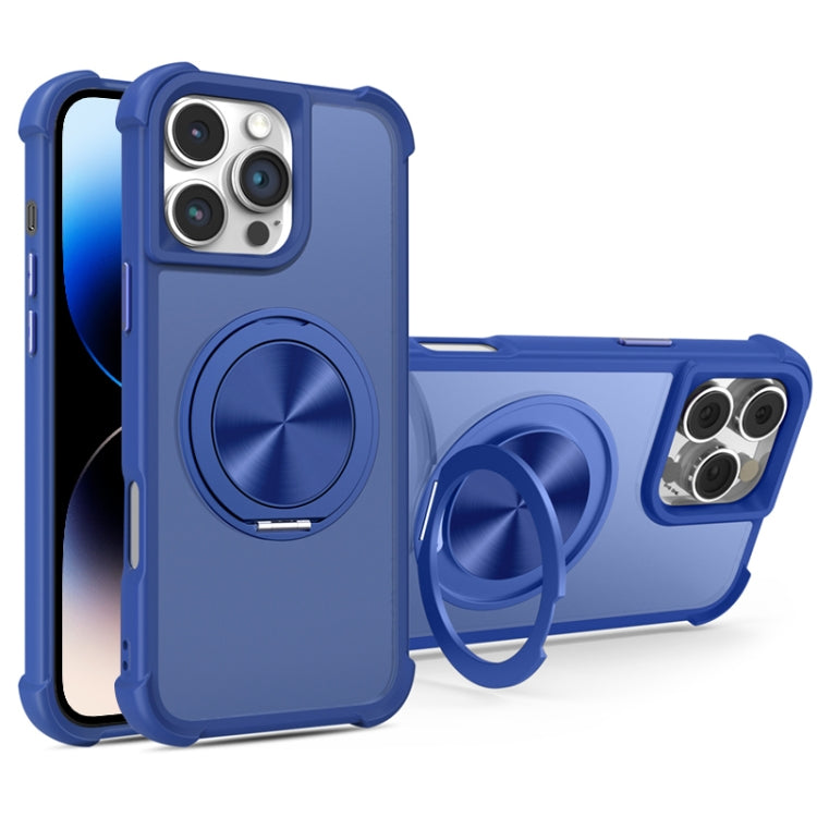 CD Texture 360 Degree Rotating Holder MagSafe Phone Case, For iPhone 14 / 13, For iPhone 14 Pro, For iPhone 14 Pro Max, For iPhone 13 Pro Max
